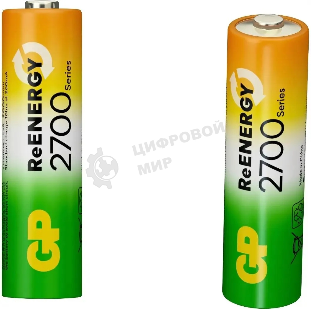 Аккумулятор GP 270AAHCRGY-2CRCB4 AA NiMH 2650mAh (4шт)