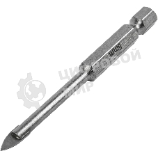 Сверло по керамической плитке и стеклу Matrix, 5 мм, 6-гр хвостовик