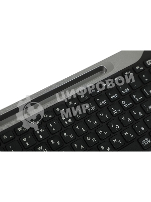 Клавиатура беспроводная A4Tech Fstyler FBK25, USB, Bluetooth/Радиоканал, черный/серый