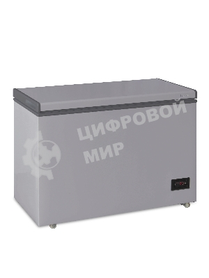 Морозильный ларь Бирюса Б-M240KDN металлик с глухой крышкой