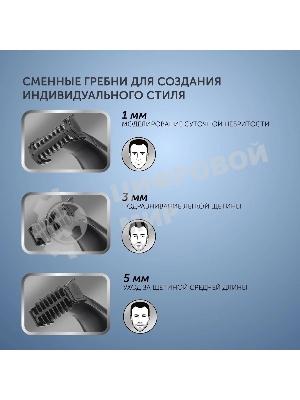 Машинка для стрижки Polaris PHC 0303RB черный/лайм 240Вт