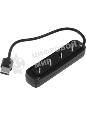 USB-концентратор Behpex BPH-1729, USB 2.0, USB 4 порта, USB