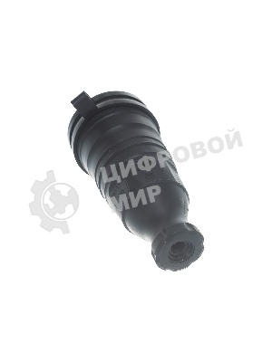 Розетка 1-м Омега РБп13-1-0м с защ. крышкой переносная с заземл. IP44 черный каучук IEK PKR21-016-2-K02