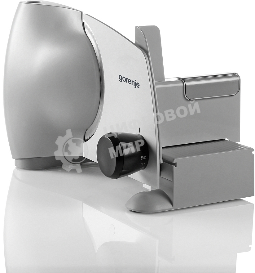 Ломтерезка Gorenje R607A, 110Вт, нарезка 15мм, нож 17см