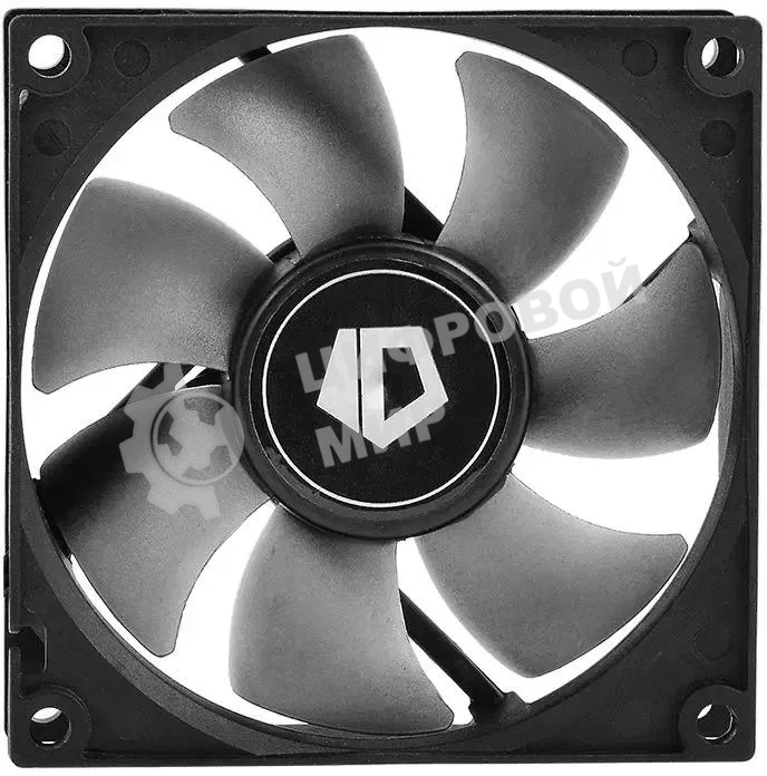 Вентилятор для корпуса ID-Cooling NO-8025-SD черный, 80 мм, 2000 об/мин, 21 дБ, 3 pin