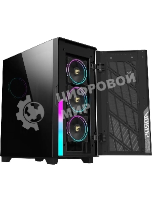 Компьютерный корпус Gigabyte AORUS AС500G черный без БП ATX 4x120мм 4x140мм 2xUSB 3.0 1xUSB3.1 audio bott PSU
