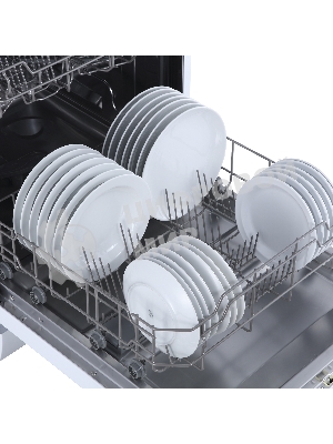 Посудомоечная машина Бирюса DWF-614/6 W, белый, 59.8 см, 14 компл., 49 дБ, класс A++