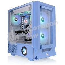 Компьютерный корпус Thermaltake Ceres 350 MX голубой без БП E-ATX 2x140мм 2xUSB 3.0 audio bott PSU