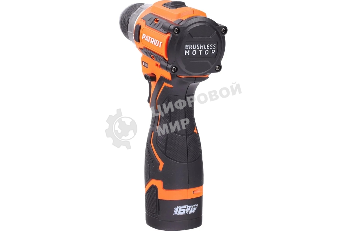 Дрель-шуруповерт Patriot BR 467, Аккумуляторная, 16,8В, 2 АКБ, Кейс