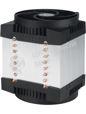 Вентилятор для процессора Arctic Freezer 4U-M Rev. 2 серебристый/черный, 120 мм, алюминий/медь, 2300 об/мин, 40 дБ, 4 pin, 350 Вт, 145 мм