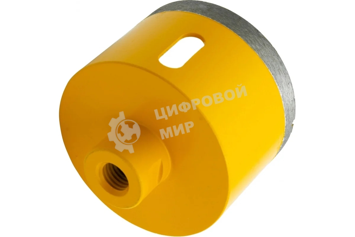 Сверло алмазное по керамограниту Denzel 82мм мокрое резание, М14 72696