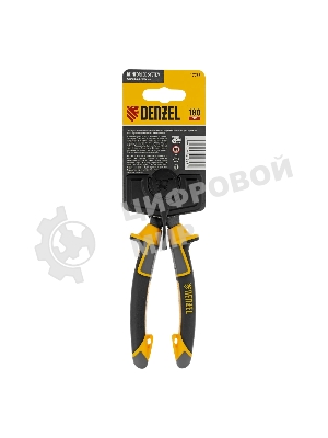 Бокорезы усиленные Denzel 180 мм, трехкомпонентные рукоятки