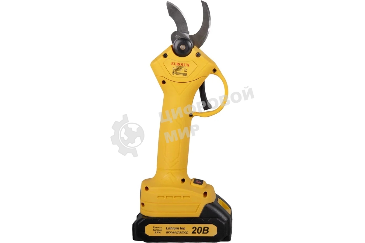 Аккумуляторный секатор CP-20Li-2K EA+ Eurolux (в комплекте с 2 АКБ и ЗУ)
