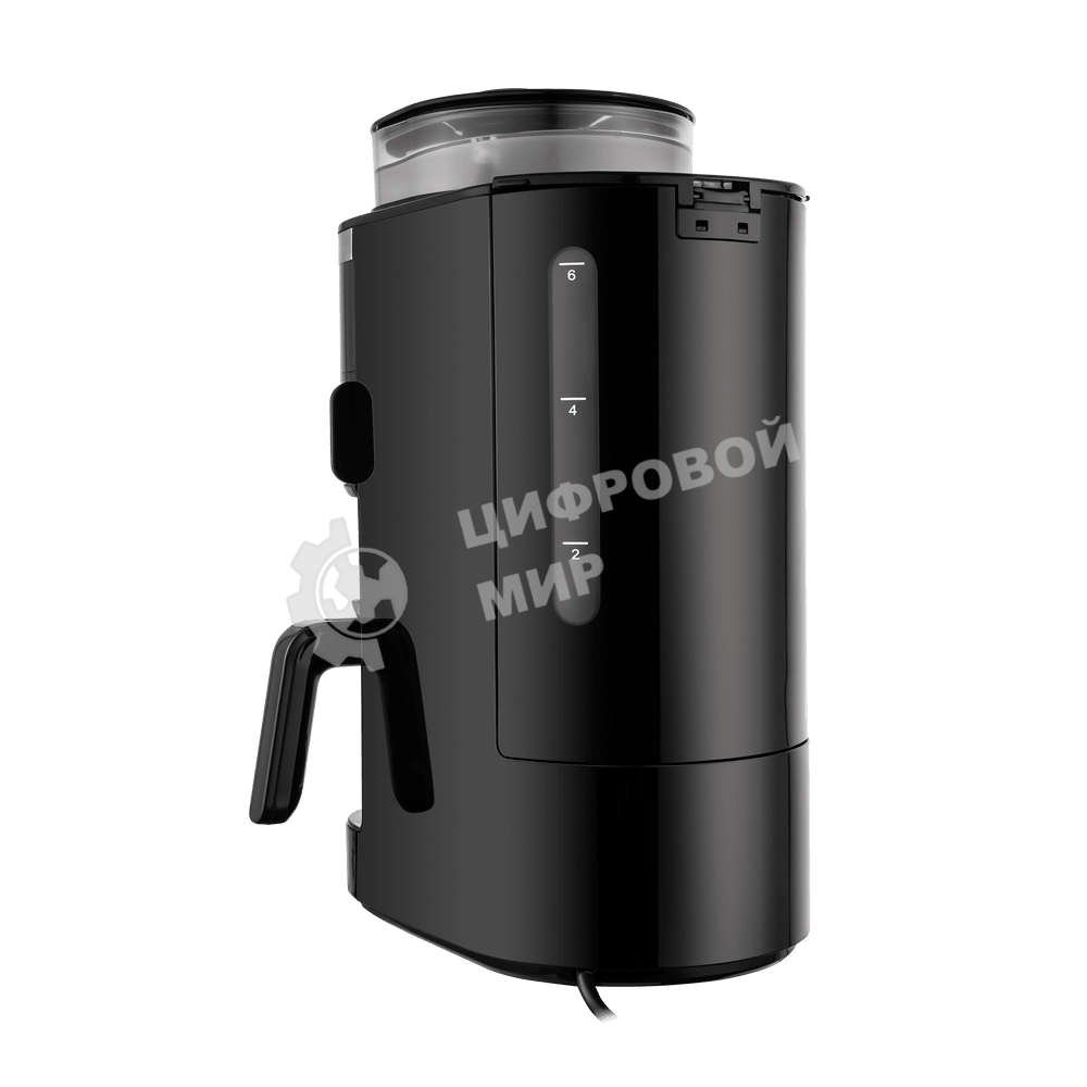 Кофеварка капельная Maunfeld MF-731BK черный, исп. кофе - зерновой/молотый, 0.83 л, 820 Вт.