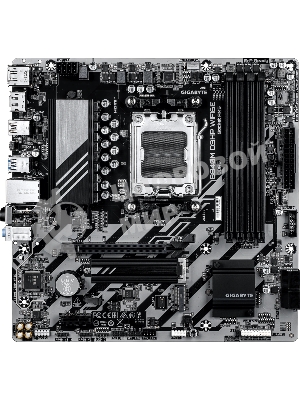 Материнская плата Gigabyte B840M D3HP WIFI6E, AM5, AMD B840, 4xDDR5, 4xSATA, 2xM.2, 1xPCIe 4.0 x16, 1xPCIe x1, 1xHDMI, 2xDP, 1x1Gb LAN, Wi-Fi 6E, Bluetooth 5.3, 1xUSB-C 5Gbps, 1xUSB-A 10Gbps, 3xUSB-A 5Gbps, 2xUSB-A 2.0, 1xPS/2, 3x3.5 мм, 7.1, mATX