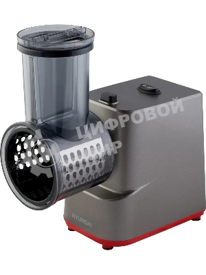 Мясорубка электрическая Hyundai HY-MG3144 графит, 1800 Вт, 2.2 кг/мин, реверс, защита от перегрузки, насадки - 7