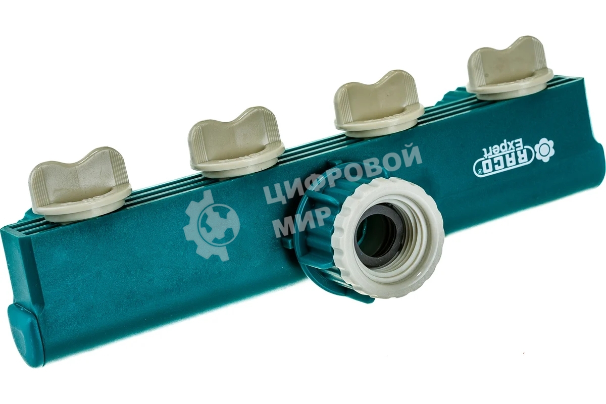 Распределитель RACO 4250-55258C 4хканальный original резьба внешняя-наконечник 1/2''x3/4''