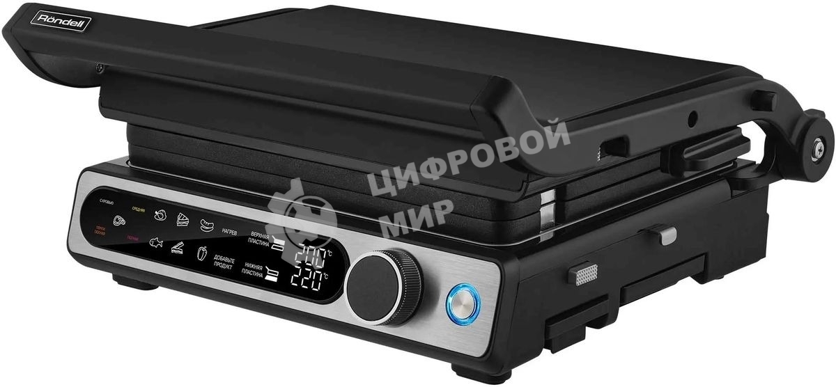 Гриль-пресс электрический Rondell RDE-1700, черный