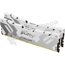 Оперативная память Kingston Fury Renegade, DDR5, 32Gb (2x16Gb), 6400MHz, CL32, DIMM, радиатор, белый