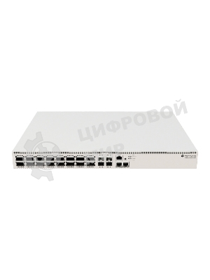 Коммутатор MikroTik CRS520-4XS-16XQ-RM Cloud Router Switch with Quad-Core AL52400 2 GHz CPU, 4 Gb RAM, 98CX8410 switch chip, 2 x 10G Eth ports, 4 x 25G SFP28 ports, 16 x 100G QSFP28 ports, RouterOS L5, 1U rackmount enclosure, dual hot-swap PSU, 4 x hot-swap fans