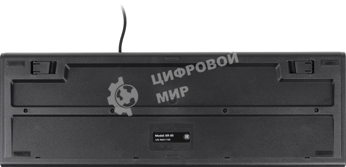 Клавиатура проводная A4Tech KR-85 USB черный