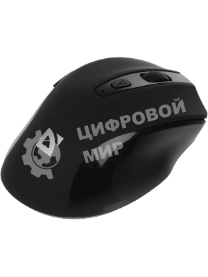 Мышь беспроводная Defender Prime MB-053 черный, 1600 dpi, радиоканал, USB, кнопки - 6