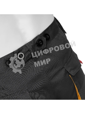 Брюки профессиональные рабочие Denzel 65% полиэстер 35% хлопок, XXL