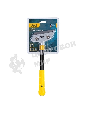 Скребок Deli DL4725 300мм Сталь SK5, Лезвие: глубина 18мм, толщина 0,5мм