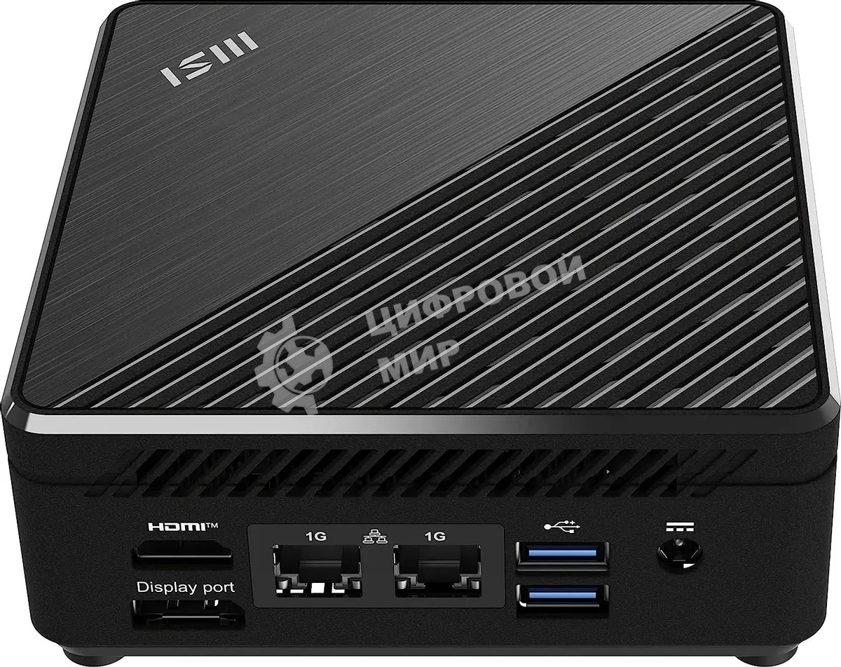 Мини ПК MSI Cubi N ADL S-280XRU N200 (1) 8Gb SSD256Gb UHDG без ОС 2xGbitEth WiFi BT 65W черный (9S6-B0A921-280)