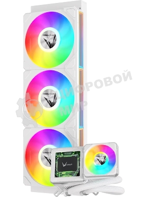 Система жидкостного охлаждения Formula V Line Cryo Wing Digi 360 WH, 360мм, LCD 2.73