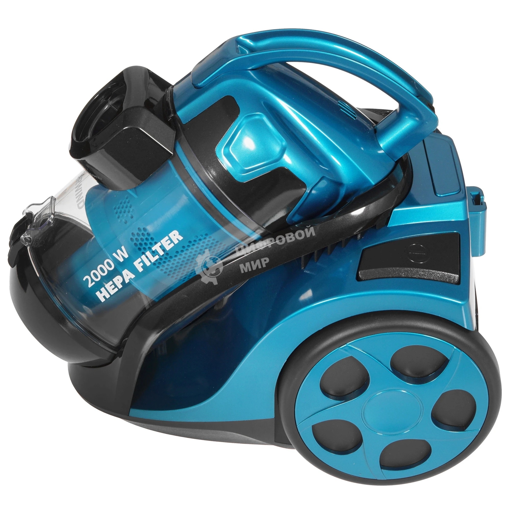 Пылесос Starwind SCV5630 голубой/черный, 350/2000 Вт, уборка сухая, пылесборник контейнер 2.5 л