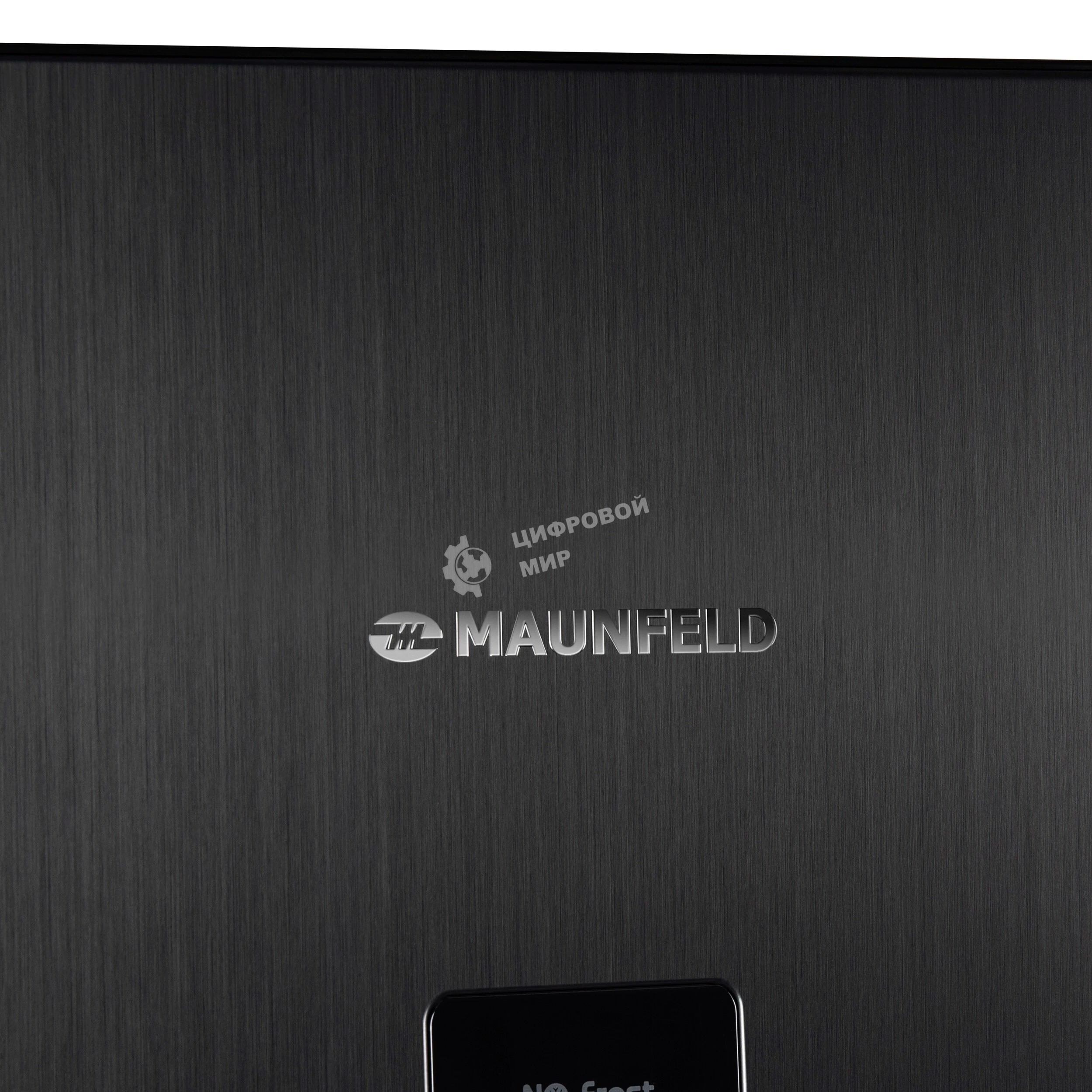 Холодильник Maunfeld MFF1857NFSB черный мат. инвертер двухкамерный 336/117л морозилка снизу