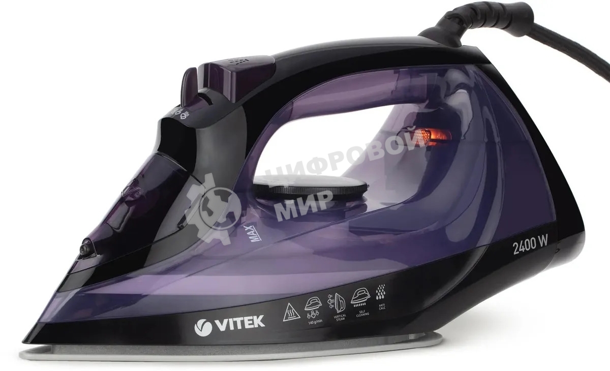 Утюг Vitek VT-8316 черный/фиолетовый