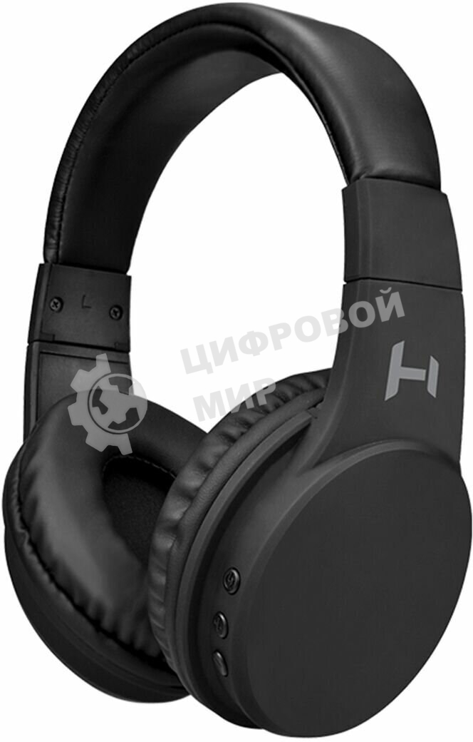 Беспроводные/проводные наушники Harper HB-210 черный, накладные, Bluetooth + проводной, складная конструкция, до 5 ч
