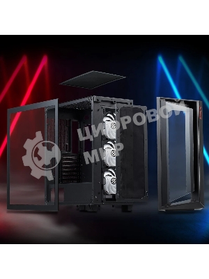 Компьютерный корпус ADATA XPG CRUISERST черный Mid-Tower, Micro-ATX, Mini-ITX, Standard-ATX