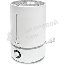 Увлажнитель воздуха Primera HUP-R1060-TA белый, 20 м², 6 л, ультразвуковой, производительность 280 мл/ч, ароматизация, регулировка направления пара, механическое управление
