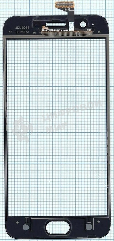 Сенсорное стекло (тачскрин) для OPPO A57, белое