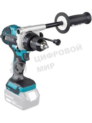 Дрель-шуруповерт аккумуляторная ударная бесщеточная Makita 18В, 13мм, 130Нм (без АКБ и ЗУ)