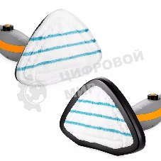 Швабра паровая Kitfort КТ-1047 1500Вт серый/оранжевый