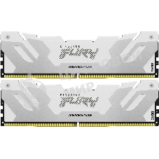 Оперативная память Kingston Fury Renegade, DDR5, 32Gb (2x16Gb), 6400MHz, CL32, DIMM, радиатор, белый