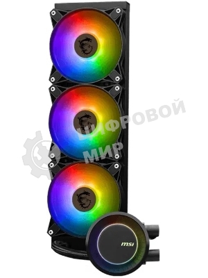 Система жидкостного охлаждения MSI MAG CoreLiquid E360, 3x ARGb Fan, Color Box, LGA1700, AM5