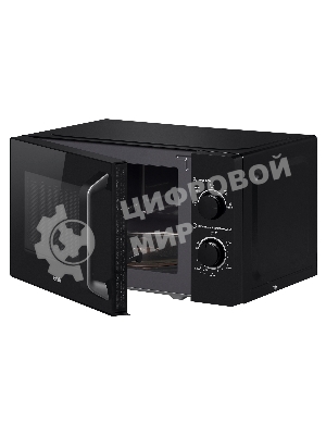 Микроволновая печь BBK 20MWS-760M/B черный, 20 л, 700 Вт, переключатели - поворотный мехинизм