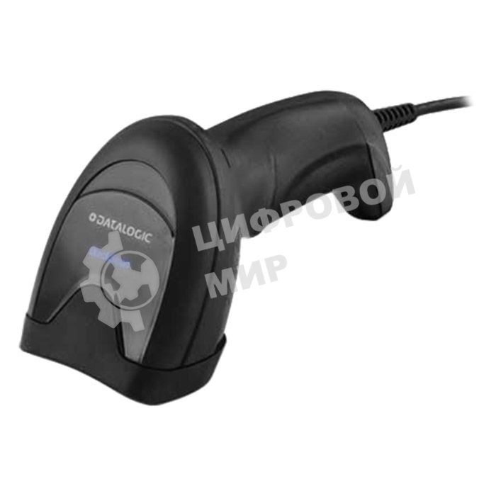 Сканер штрих-кода ручной Datalogic QuickScan QD2590, Kit, 2D Mpixel Imager, 30 скан/сек, USB, черный