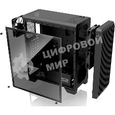 Компьютерный корпус MidiTower Zalman S2 TG TEMPERED GLASS WINDOW black (ATX, mATX, Mini-ITX, USB 2.0 x2, USB 3.0x1, без БП) (S2 TG)