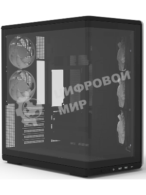 Компьютерный корпус ZALMAN MidTower P60 black (ATX, без БП, 2xUSB 3.0+USB Type C, 5x120мм ARGb) (Zalman P60 Black)
