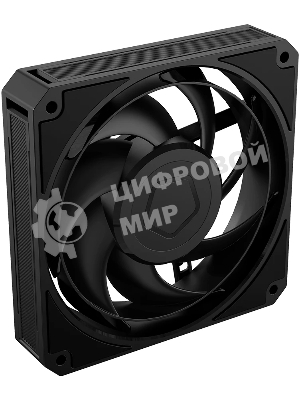 Вентилятор корпусной ID-Cooling AT-120-K, 120 мм, 3000 об/мин, 36.5 дБ, 4-pin PWM, без подсветки