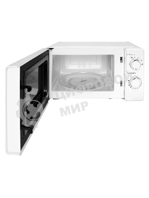 Микроволновая печь Galanz MOS-2007MW белый, 20 л, 700 Вт, переключатели - поворотный механизм