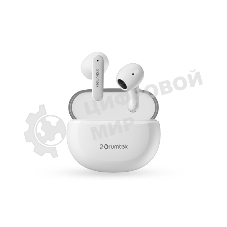Наушники TWS A4Tech 2Drumtek B20 белый, вкладыши, Bluetooth