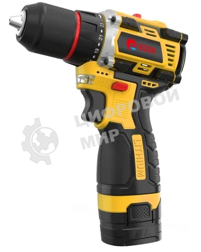 Дрель-шуруповерт аккумуляторная Edon AD-16BL, 20В, 2 АКБ, Кейс