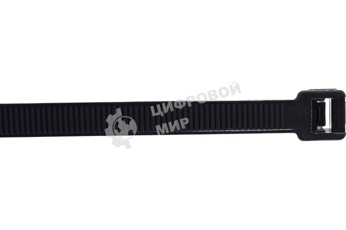 Нейлоновые стяжки Fortisflex КСС 8х300 черный 100 штук